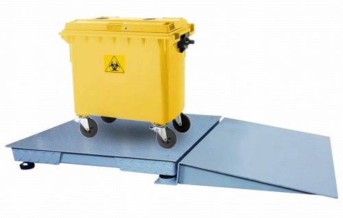 Waga najazdowa do odpadów