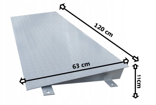 Najazd do wagi platformowej paletowej 120cm
