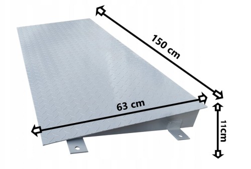 Najazd Rampa najazdowa do wagi platformowej paletowej 150cm