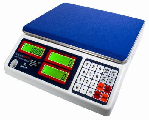 Magazynowa waga kalkulacyjna z legalizacją 15kg