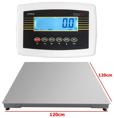 Waga platformowa 1,2x1,2m 1,5T – solidna i precyzyjna, idealna do magazynów, logistyki i przemysłu.
