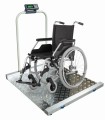 Waga najazdowa do wózków inwalidzkich z wózkiem – waga platformowa 300 kg