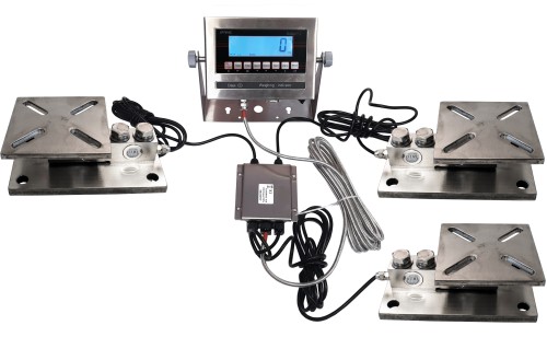 Waga pod zbiornik 11t – stal nierdzewna, zestaw 3 czujników