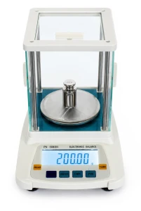 Waga laboratoryjna precyzyjna 500 g / 0,01 g z osłoną szklaną