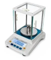Waga laboratoryjna z okrągłą szalką i wyświetlaczem LCD